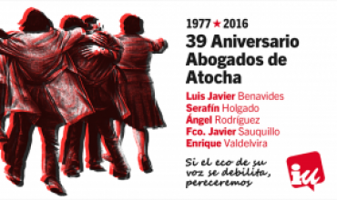 24 de enero, 39 aniversario del asesinato de los ‘Abogados de Atocha’