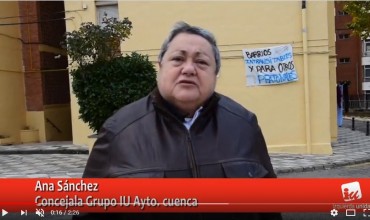 Vídeo IU Cuenca falta de mantenimiento barrio La Paz.