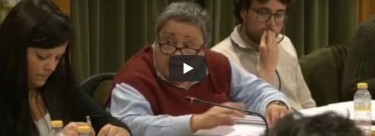 Vídeo del pleno de diciembre sobre la moción de IU apoyo Ayto de Madrid – Ana Sánchez