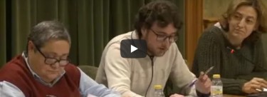 Vídeo del Pleno ordinario de diciembre sobre el debate del parking de Astrana Marín 