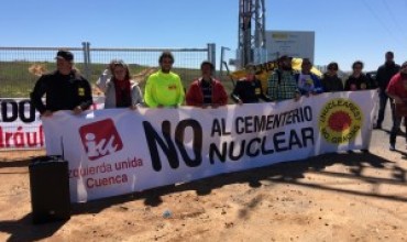 IU destaca que en estos presupuestos no se refleja ninguna inversión en el ATC de Villar de Cañas, un gran logro tras años de lucha ciudadana contra esta instalación de residuos nucleares.